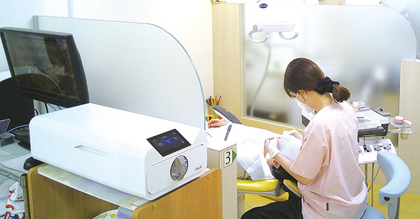 横浜市A歯科医院の診療室に設置されたENBIO