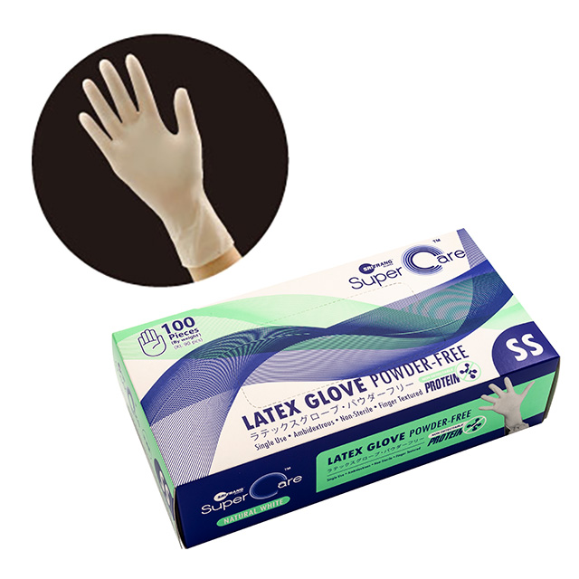 低タンパク質 ラテックスグローブ