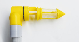 異物の混入を防ぐフィルターを装備しています。