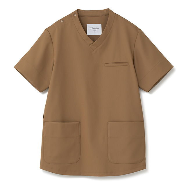 スムースタッチ ユニセックスプルオーバースクラブ Q03