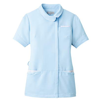 リボンポケットロールカラーチュニック 861115