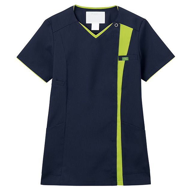 ダークネイビー×ライムグリーン