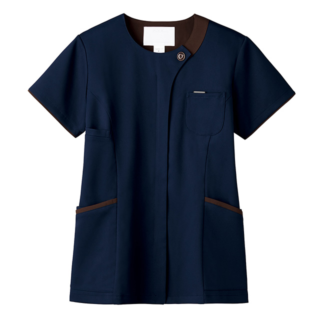 ダークネイビー×ブラウン