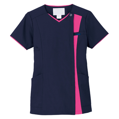 ダークネイビー×チェリーピンク