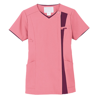 ピンク×バーガンディ