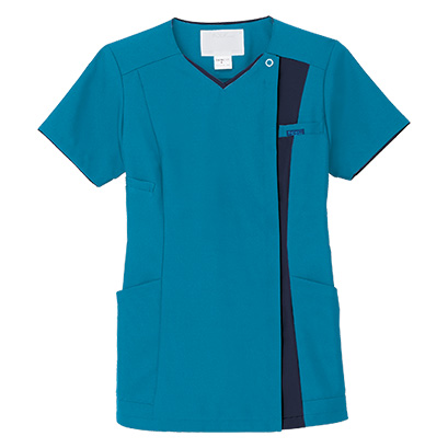 ターコイズ×ダークネイビー