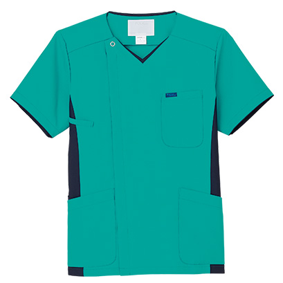 配色メンズジップスクラブ