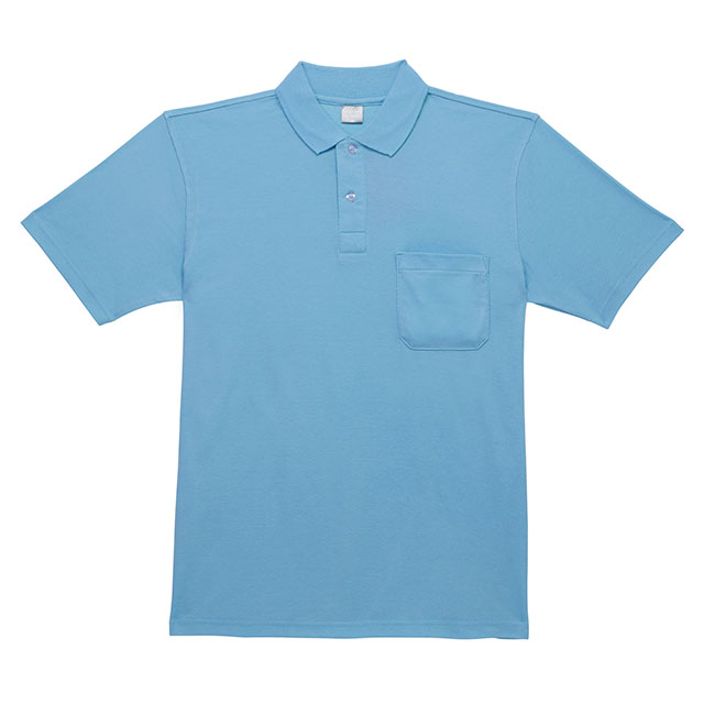 メンズ裏綿半袖ポロシャツ