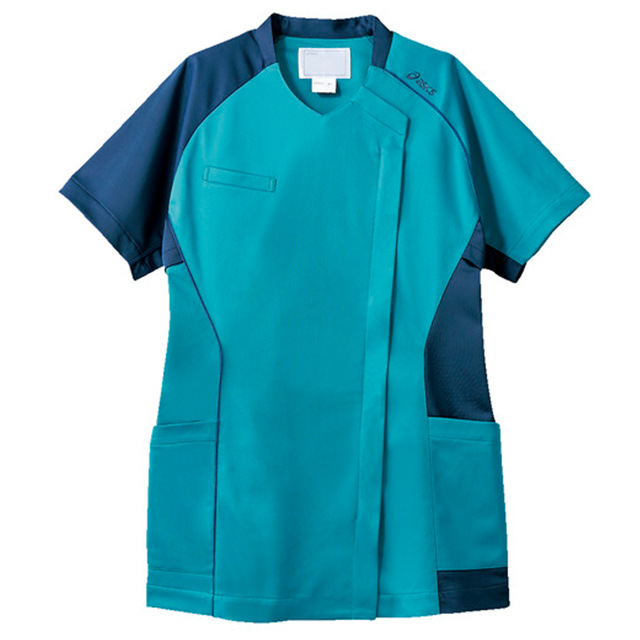 CHM355 ASICS スクラブ レディス 半袖