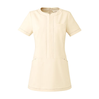 配色ステッチチュニック