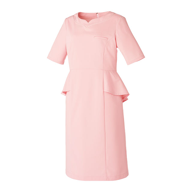 ミッシェルクラン ペプラムワンピース MK-0050