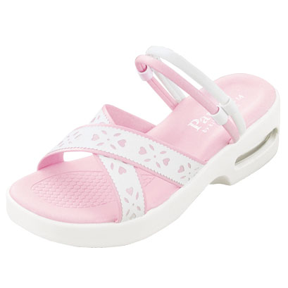 2WAYハート柄エアクッションサンダル