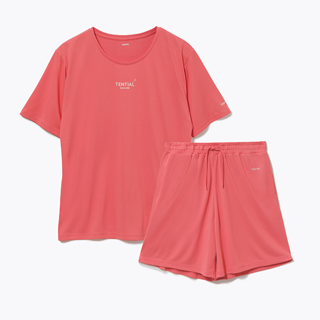 BAKUNE Dry Women's 上下セット（半袖Tシャツ・ショートパンツ）