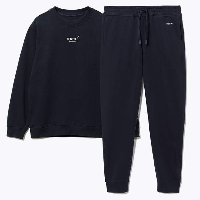 BAKUNE Sweat Women’s 上下セット（長袖クルーネックシャツ・ロングパンツ）