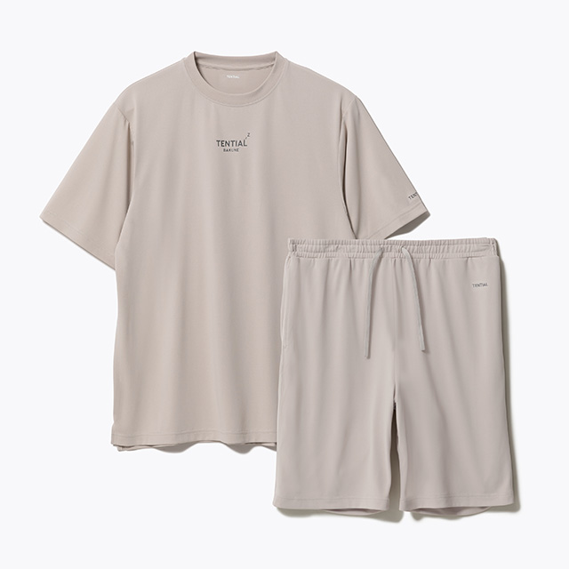 BAKUNE Dry Men's 上下セット（半袖Tシャツ・ショートパンツ）