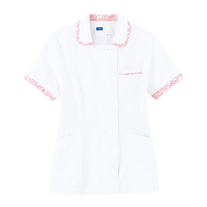 花柄配色チュニック