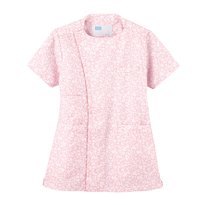 花柄レディススクラブ