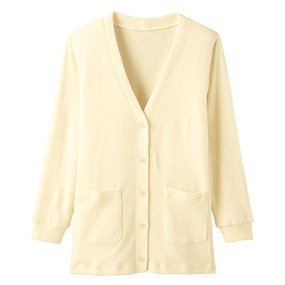 Ｖネックサーモロングカーディガン