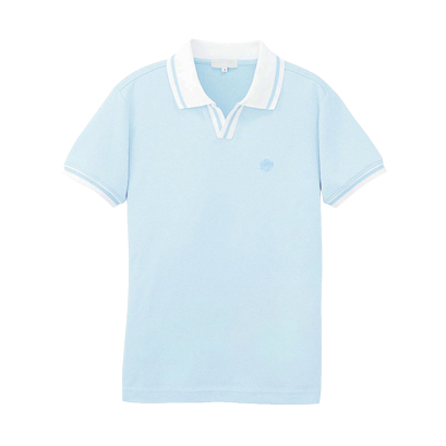 配色ポロシャツ