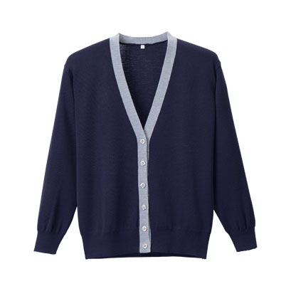 濃紺×杢グレー