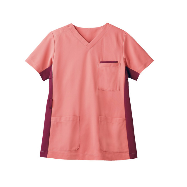 72-72 フルダルドライトリコット スクラブ 男女兼用 半袖