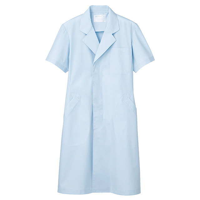51 ポプリンドクターコート シングル レディス 半袖