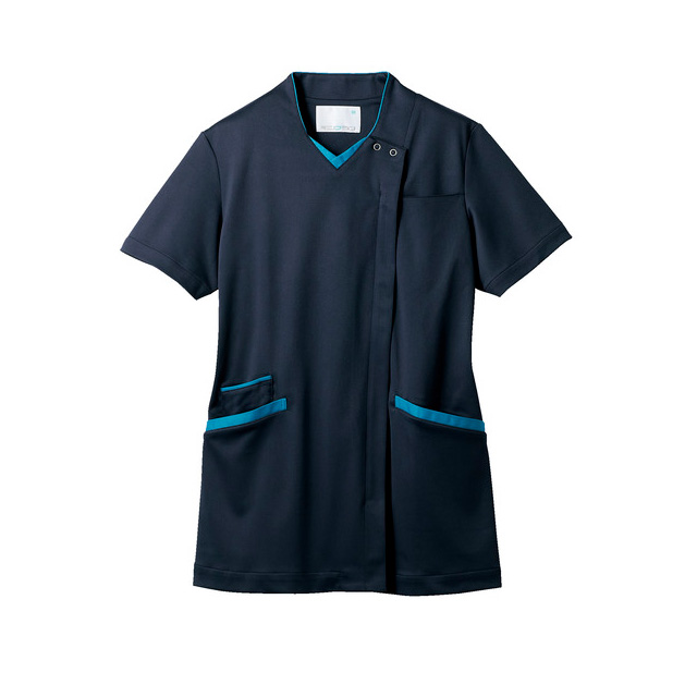 73-22 ハイパーストレッチトリコット スクラブ レディス 半袖