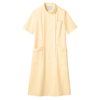 デザイン衿ワンピース