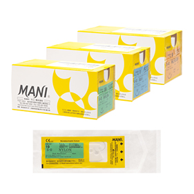 マニー滅菌済針付縫合糸
