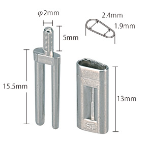 ツインダウエルピン