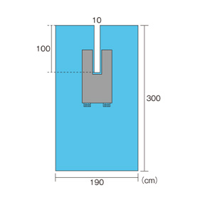 手術用ドレープ U型スプリット