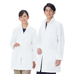 ジップアップハーフコート