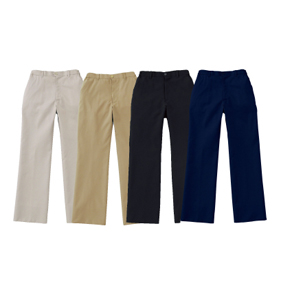 ノータックパンツ