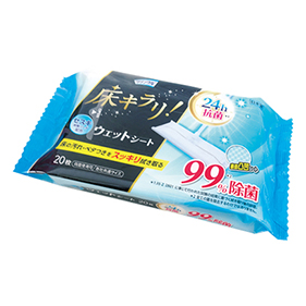 クリンクル床キラリ 24時間抗菌 フローリングウェットシート