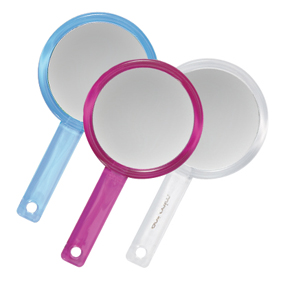 ラウンドハンドミラー