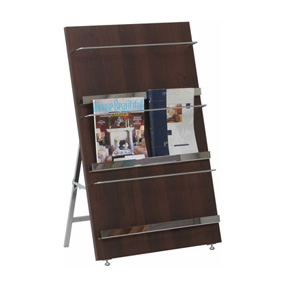 ウッド調マガジンラック