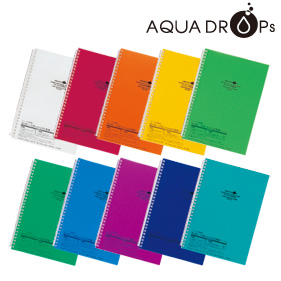 AQUA DROPs ツイストリング・ノート(セミB5)