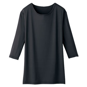 七分袖インナーTシャツ