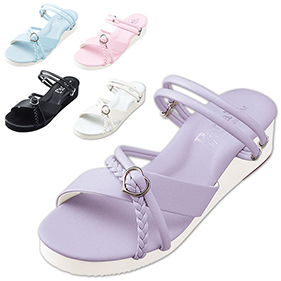 2WAY三つ編みサンダル