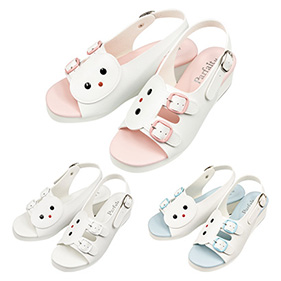 衝撃吸収うさぎサンダル