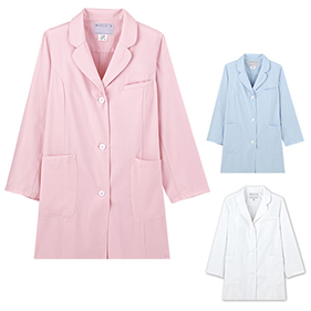 スリット入り女子診察衣