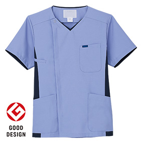 配色メンズジップスクラブ