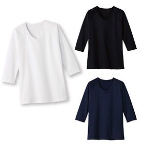 吸汗速乾ヘルパーインナーV首 SL8115