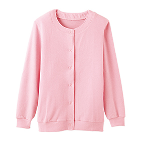 丸首サーモカーディガン