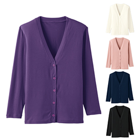 ソフトストレッチカーディガン