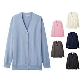 ウォッシャブルニットカーディガン