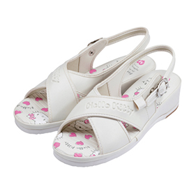 ハローキティ ハートクロスサンダル