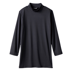 モックネックシャツ