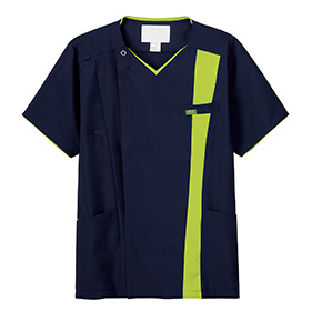 配色メンズジップスクラブ