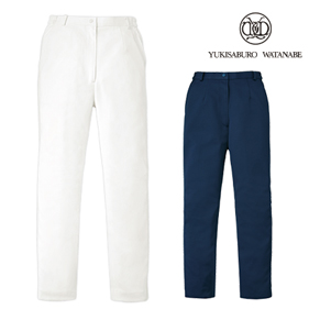 渡辺雪三郎 レディススリムストレートパンツ YW34